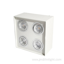 Modern office ceiling surface mountled downlight 4 heads